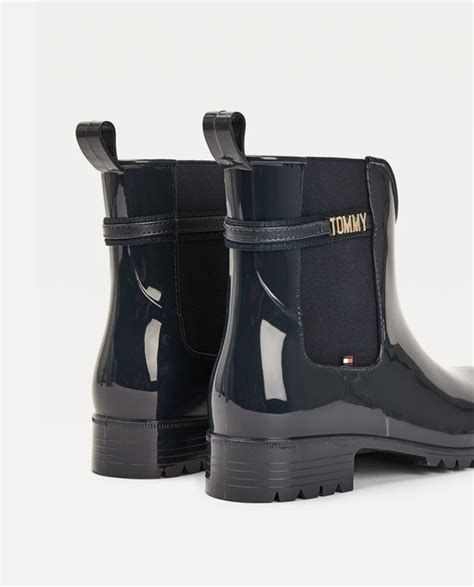 botas de agua tommy hilfiger mujer